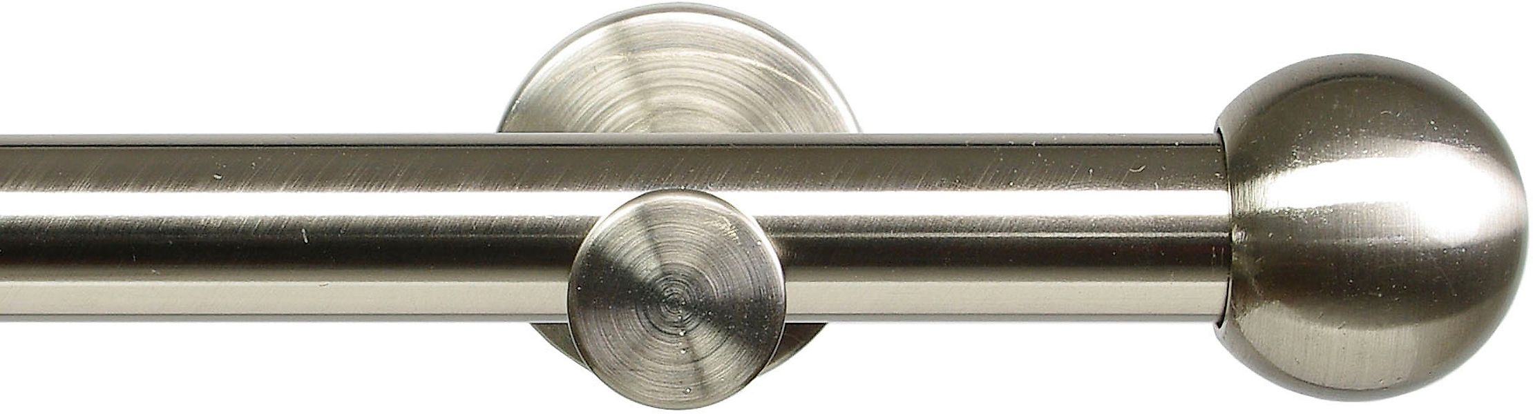 Liedeco Gardinenstange Modern Line Kugel, Ø günstig online kaufen