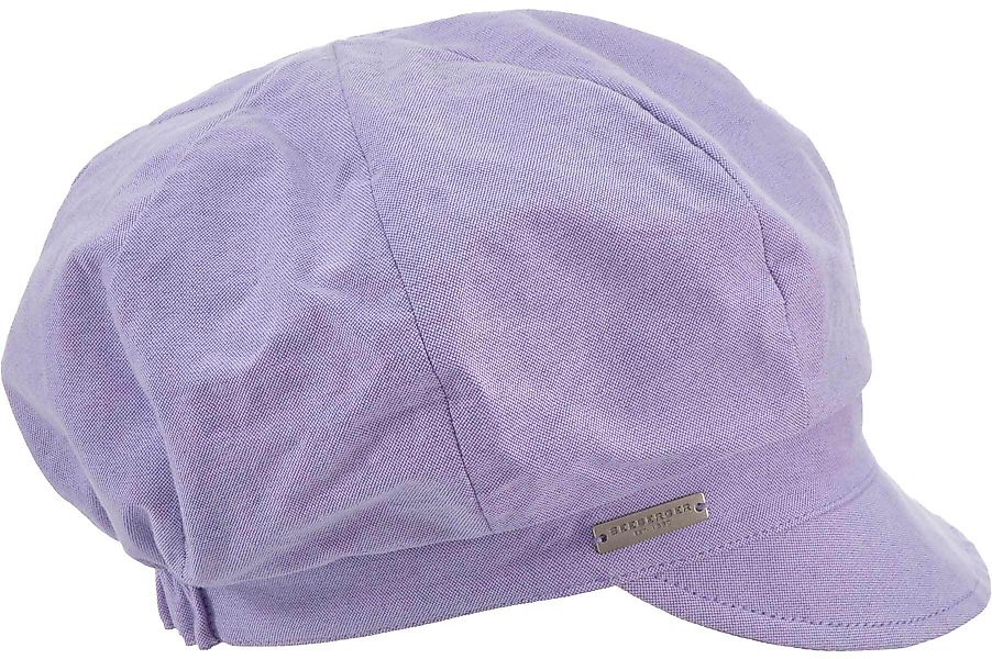 Seeberger Ballonmütze Chambraystoff Schildmütze 53972-0 günstig online kaufen