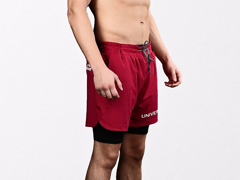 Universum Sportwear Sporthose Kurze Hose mit versteckter Handytasche Shorts günstig online kaufen