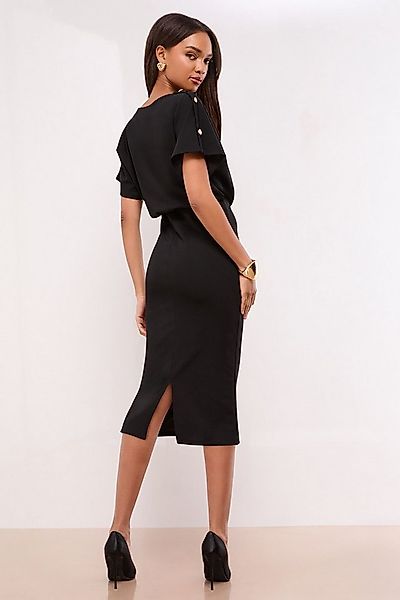 LIPSY Midikleid Lipsy Kurzärmliges enges Blouson-Midikleid, Petite (1-tlg) günstig online kaufen