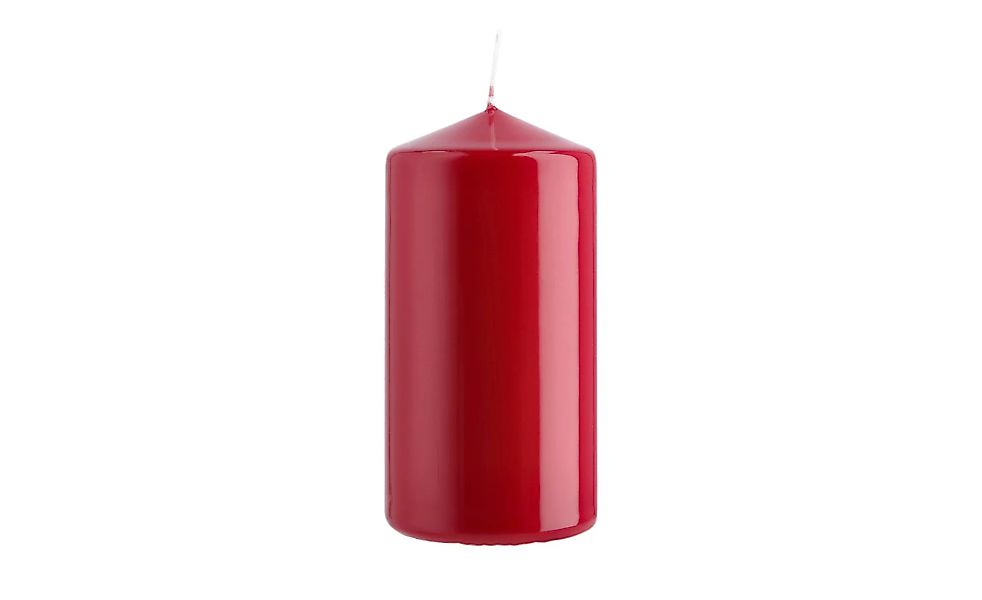 Stumpenkerze - rot - Wachs - 12 cm - Dekoration > Kerzen & Lichter - Möbel günstig online kaufen