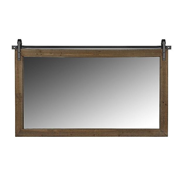 Feel2Home Wandspiegel Spiegel Wandpiegel Holzrahmen rollbar braun 86x71cm R günstig online kaufen