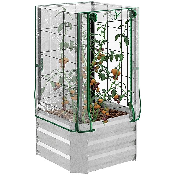 Outsunny Hochbeet 3-tlg.-Set (Pflanzbeet, 1 St., günstig online kaufen