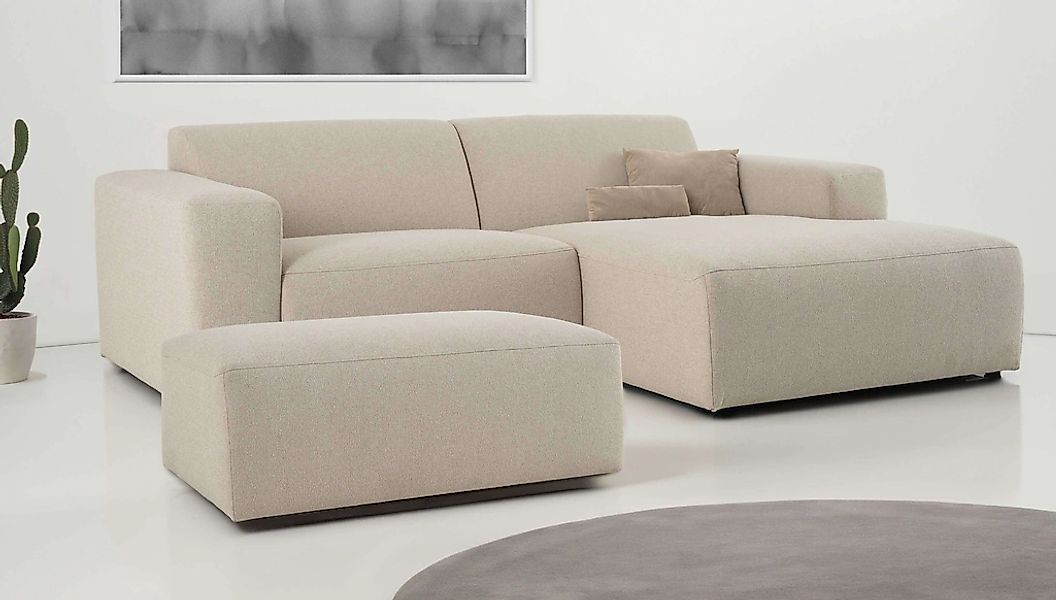 OTTO home Ecksofa "Koa,228cm, L-Form, Modulsofa, Webstoff, Cord, Struktur, günstig online kaufen