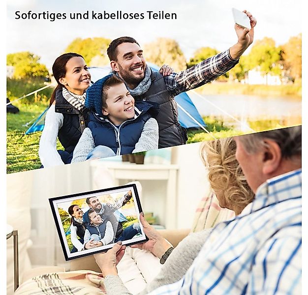 HT Elektronischer Fotorahmen 10,1 " Digitaler Bilderrahmen (1280 x 800 Pixe günstig online kaufen