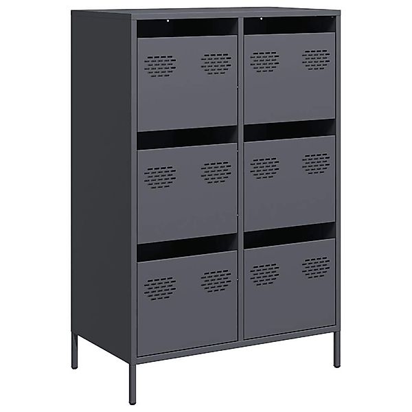vidaXL Highboard Highboard Anthrazit 68x39x101,5 cm günstig online kaufen