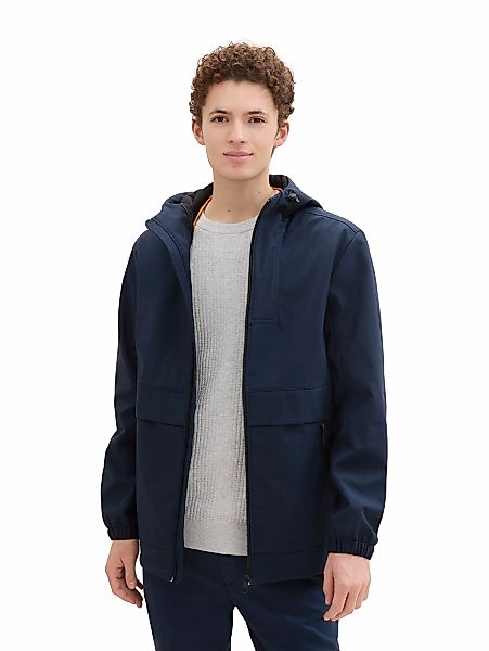 TOM TAILOR Denim Softshelljacke, mit Kapuze, mit Kapuze günstig online kaufen