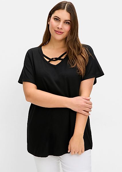Sheego T-Shirt Fledermausshirt günstig online kaufen