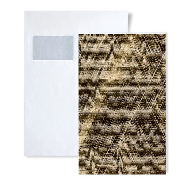 PROFHOME 1 MUSTERSTÜCK S-388245-GU DIN A4 MUSTER der Chevron Muster Tapete günstig online kaufen