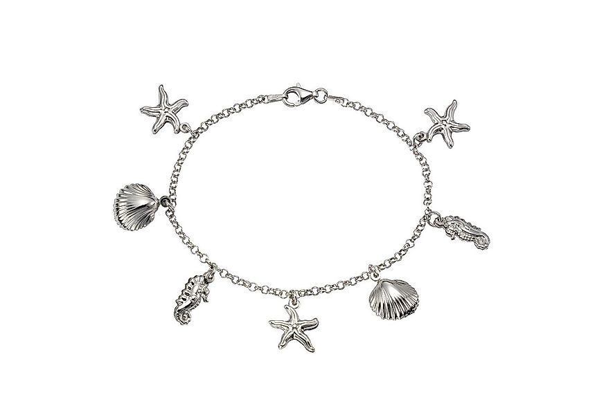 Vivance Armband 925 Silber rhodiniert maritime Motive günstig online kaufen