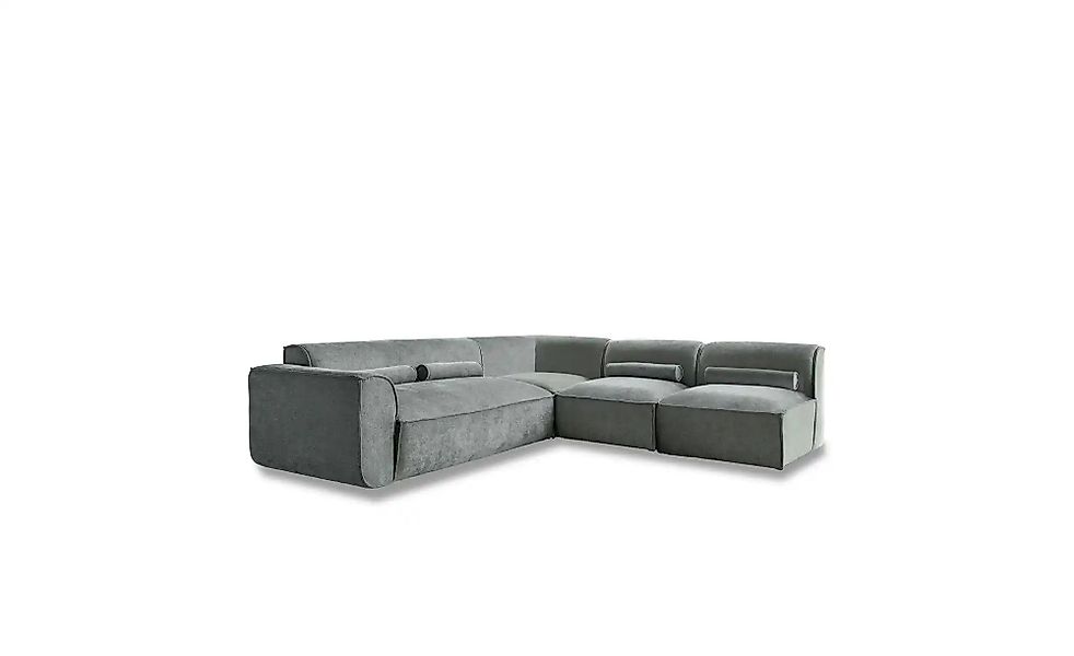 Miuform Wohnlandschaft modular Flex Felix ¦ grün ¦ Maße (cm): B: 265 H: 70 günstig online kaufen