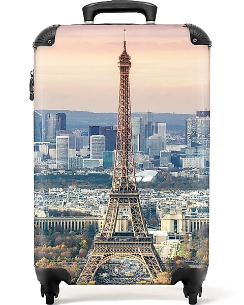 NoBoringSuitcases.com© Hartschalen-Trolley Eiffelturm - Herbst - günstig online kaufen