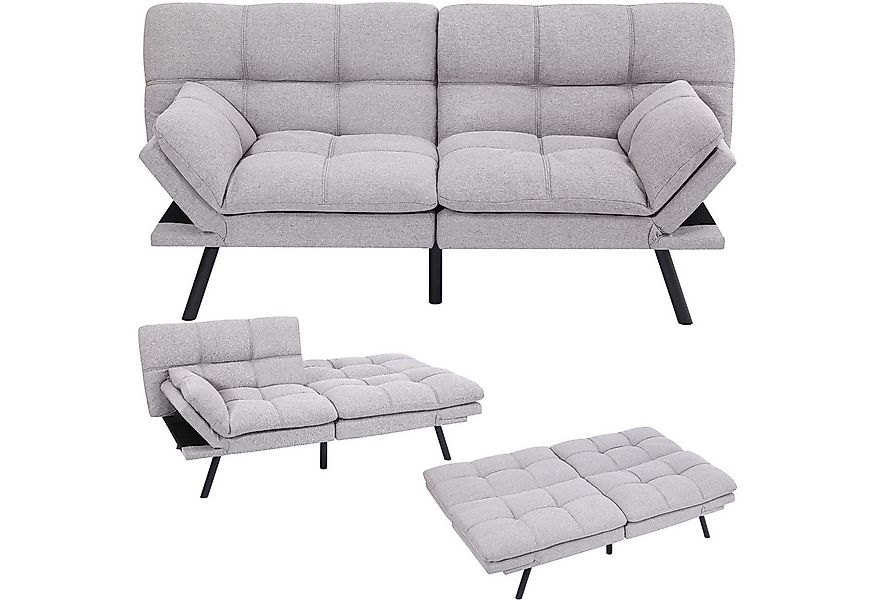 Makika Relaxliege Schlafsofa Schlafcouch 3-Sitzer verstellbar Schlaffunktio günstig online kaufen