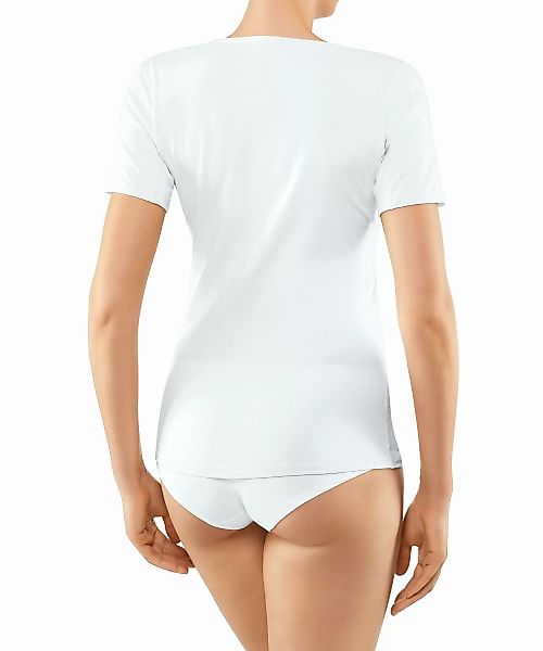 FALKE Damen Kurzarmshirt Daily Climate Control, XL, Weiß, Uni, Baumwolle, 6 günstig online kaufen