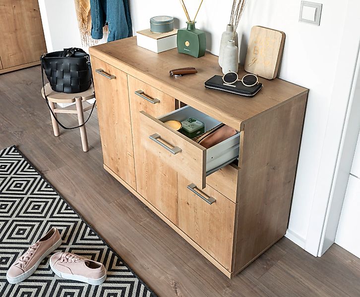VOGL Möbelfabrik Sideboard "Sunny" mit 3 Türen und 2 Schubkästen günstig online kaufen
