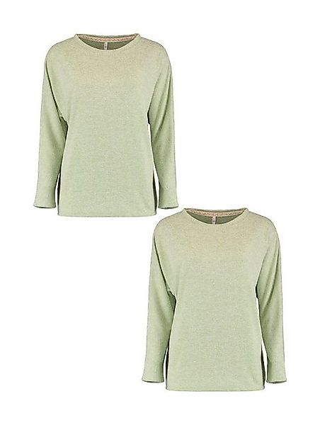 HaILY’S T-Shirt Shirt 2er-Set Langarm Rundhals lockeres Oberteil (2-tlg) 68 günstig online kaufen