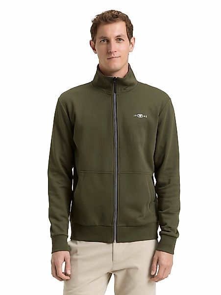 TOM TAILOR Sweatjacke mit Logo Stickerei günstig online kaufen