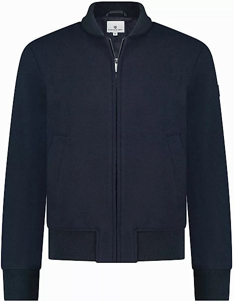State Of Art Bomber Jacke Wolle Navy - Größe 3XL günstig online kaufen