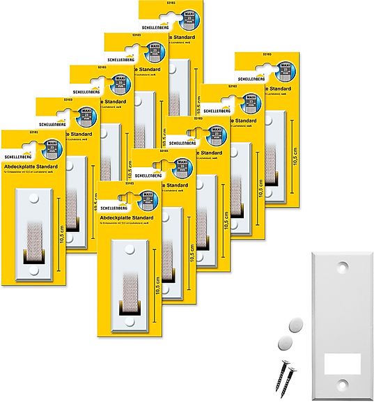 SCHELLENBERG Gurtwickler-Abdeckplatte Standard Maxi, 10,5 cm günstig online kaufen