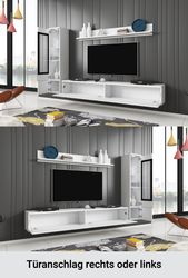 INOSIGN Wohnwand VERA I, Vitrinen Türanschlag günstig online kaufen