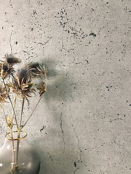 Newroom Vliestapete, Grau Tapete Modern Beton günstig online kaufen