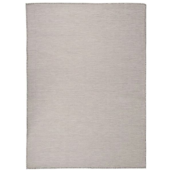 Vidaxl Outdoor-teppich Flachgewebe 200x280 Cm Taupe günstig online kaufen