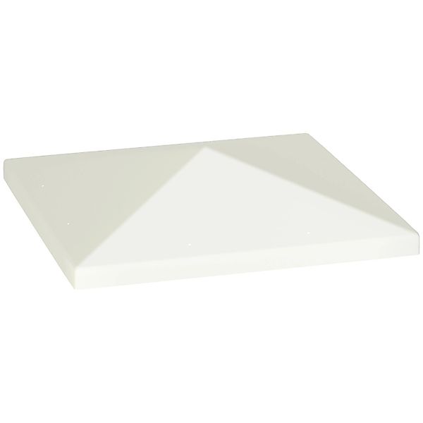 Outsunny Ersatz-Vordach Polyester Hellgrau 298L x 298B cm günstig online kaufen