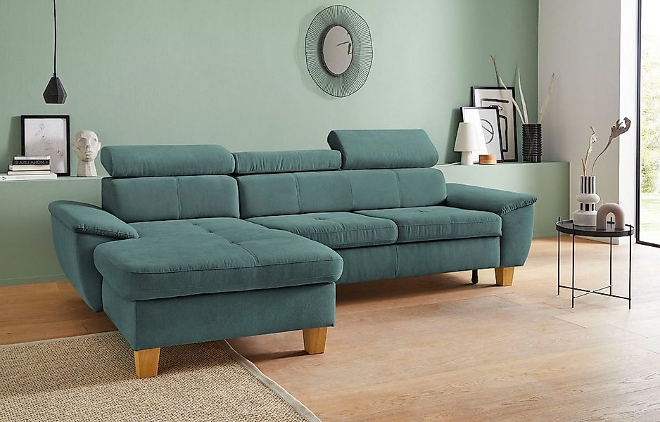 exxpo - sofa fashion Ecksofa Enya, aufwendige Detailverarbeitung, hoher Sit günstig online kaufen