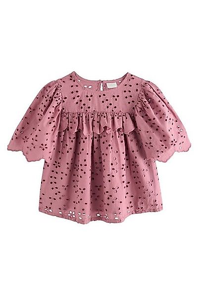 Next Blusenshirt Bluse mit Lochstickerei aus 100 % Baumwolle (1-tlg) günstig online kaufen