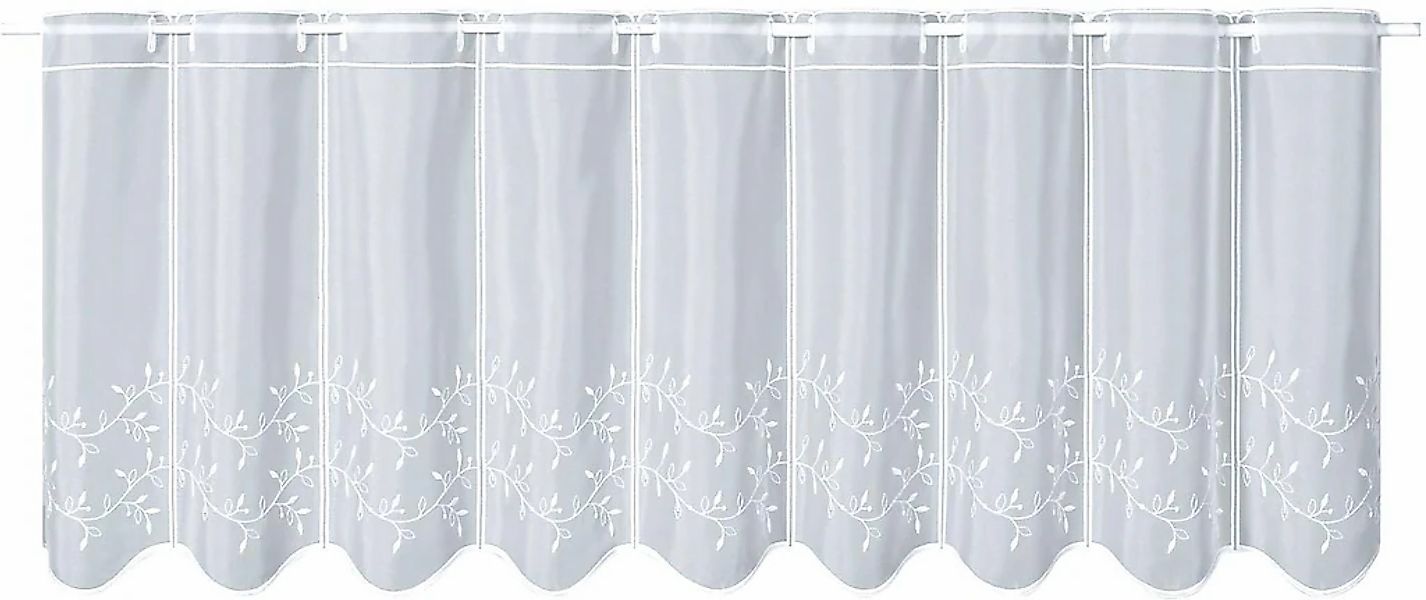 Gerster Scheibengardine "TWINE" Durchzuglöcher 1 Stk. tlg. Hochwertiger Voi günstig online kaufen