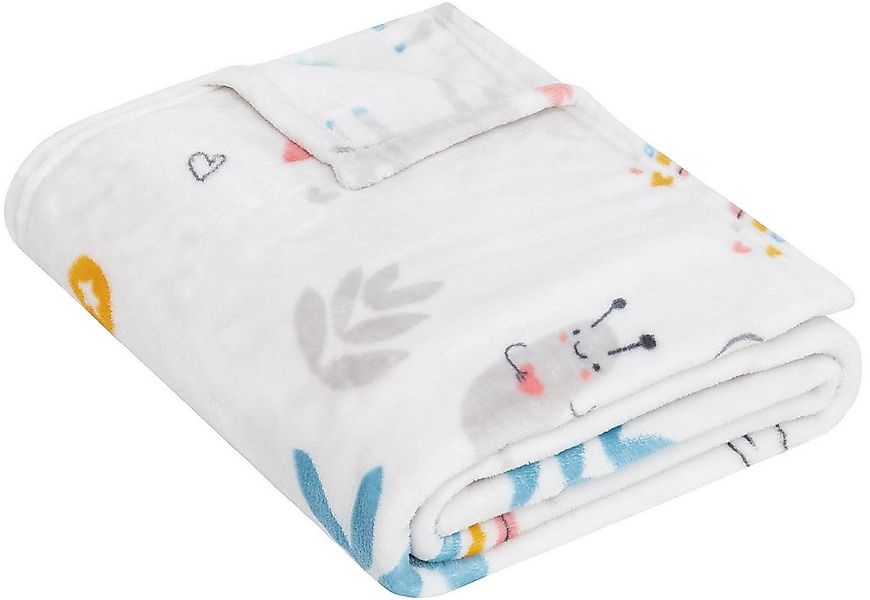 Kinderdecke Flanellfleecedecke s.Oliver Junior Einhorn, s.Oliver, mit kunte günstig online kaufen