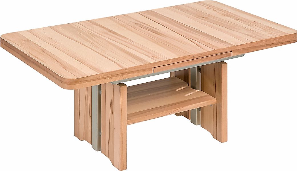 Vierhaus Couchtisch "Kiya", Kernbuche, höhenverstellbar, ausziehbar günstig online kaufen
