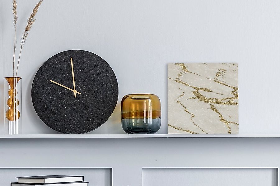 OneMillionCanvasses® Leinwandbild Marmor - Beige - günstig online kaufen