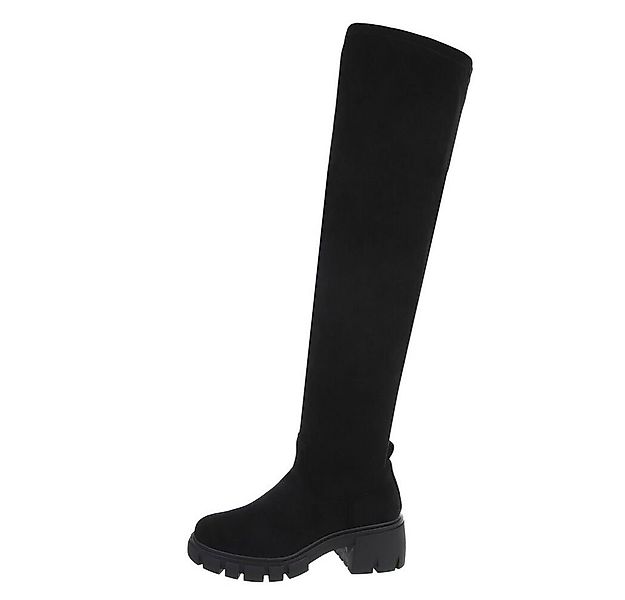 Ital-Design Damen Party & Clubwear Plateaustiefel (80951113) Blockabsatz Ov günstig online kaufen