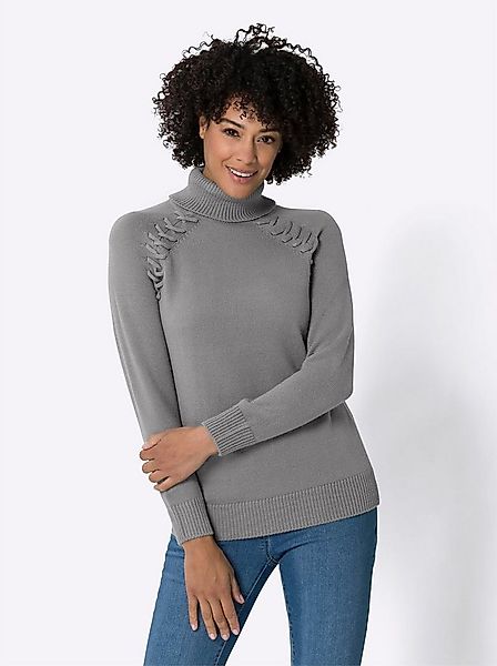 Sieh an! Strickpullover Rollkragenpullover . günstig online kaufen