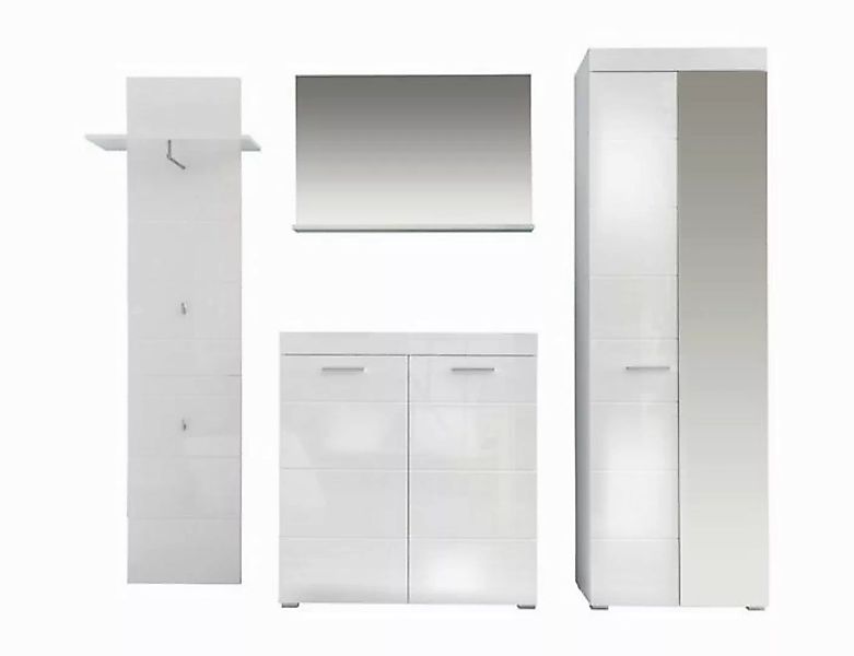 ebuy24 Kleiderschrank Amira Garderobenaufstellung B, weiss, weiss hochg günstig online kaufen