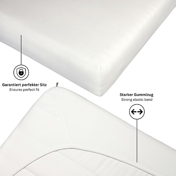 SCHÖNER WOHNEN-Kollektion Spannbettlaken BASIC Spannbettlaken, Mischgewebe, günstig online kaufen