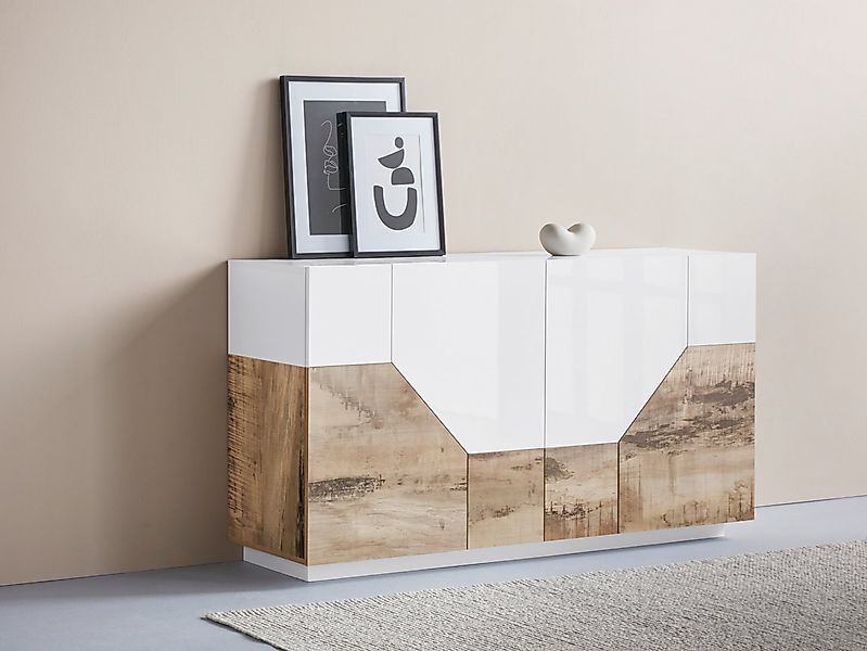INOSIGN Sideboard ALIEN-Kommode, Schrank, Anrichte mit 4 Türen und 4 Fächer günstig online kaufen