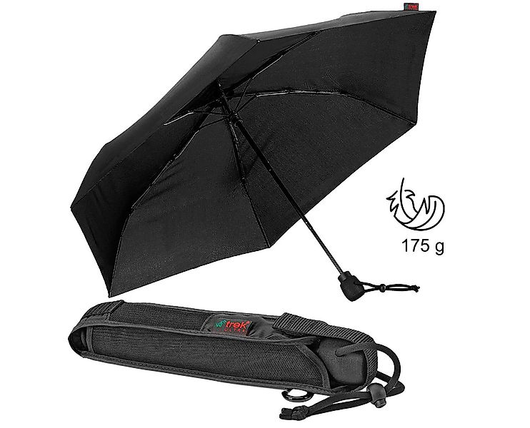 EuroSCHIRM® Taschenregenschirm light trek® ultra, schwarz, besonders leicht günstig online kaufen