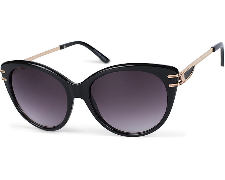 styleBREAKER Sonnenbrille Cat-Eye Sonnenbrille Schmetterling Oversize & Met günstig online kaufen