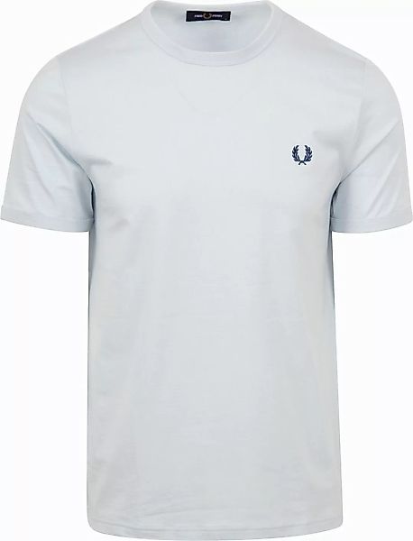 Fred Perry Ringer T-Shirt hellblau - Größe L günstig online kaufen