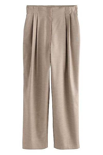 Next Stoffhose Hose mit geradem Bein und Faltendetails (1-tlg) günstig online kaufen