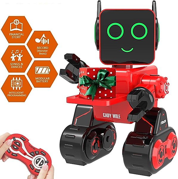 RWEUOQ RC-Roboter Kinderspielzeug Roboter,intelligenter ferngesteuerter Rob günstig online kaufen