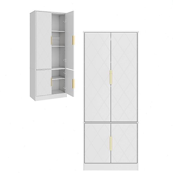 UEV Hochschrank mit 4 Türen, Kücheschrank, günstig online kaufen