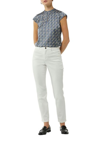 comma Blusentop mit Allover-Print günstig online kaufen