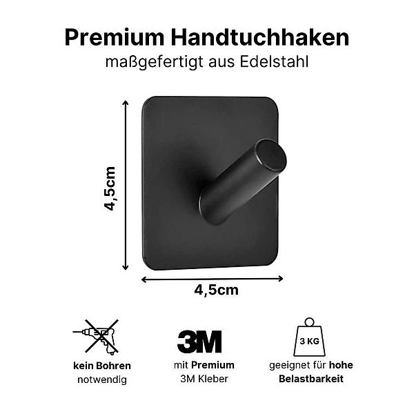 LIVINA HOME Handtuchhaken Haken selbstklebend Bad günstig online kaufen
