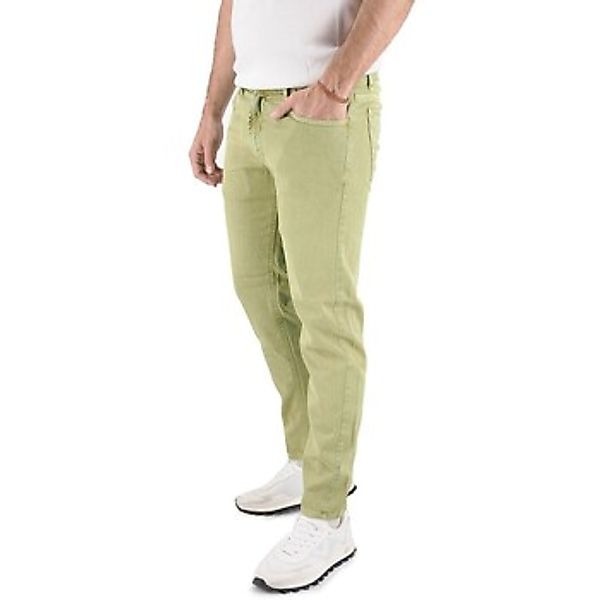 Devid Label  Jeans Staubgrne Baumwoll-Bull-Hose günstig online kaufen