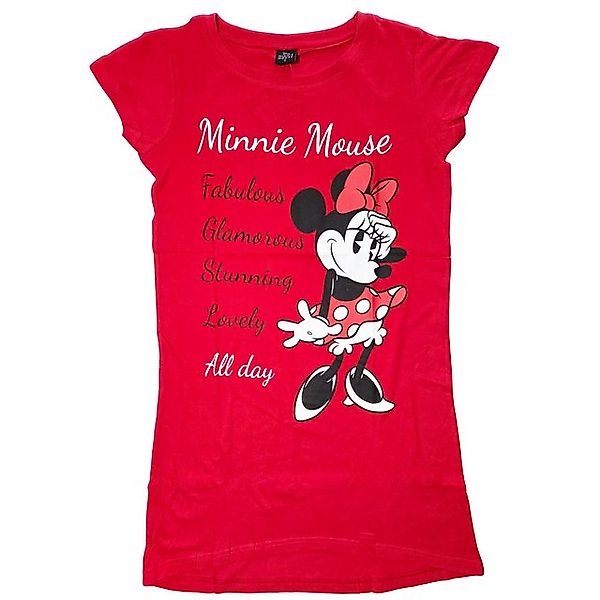Disney Pyjamaoberteil Disney Minnie Maus Damen günstig online kaufen