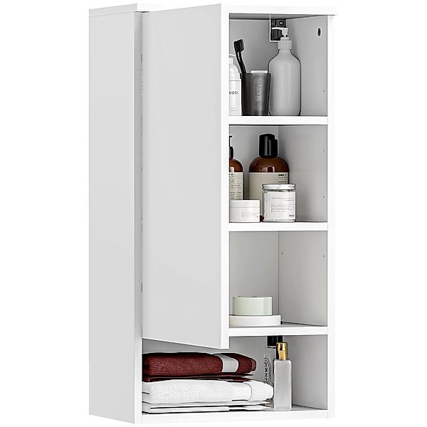 HOMCOM Hängeschrank Wandschrank mit Türen, Badezimmerschrank, Küchenschrank günstig online kaufen