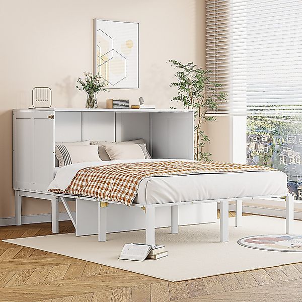HAUSS SPOLE Holzbett Wandklappbett 140x200 cm günstig online kaufen